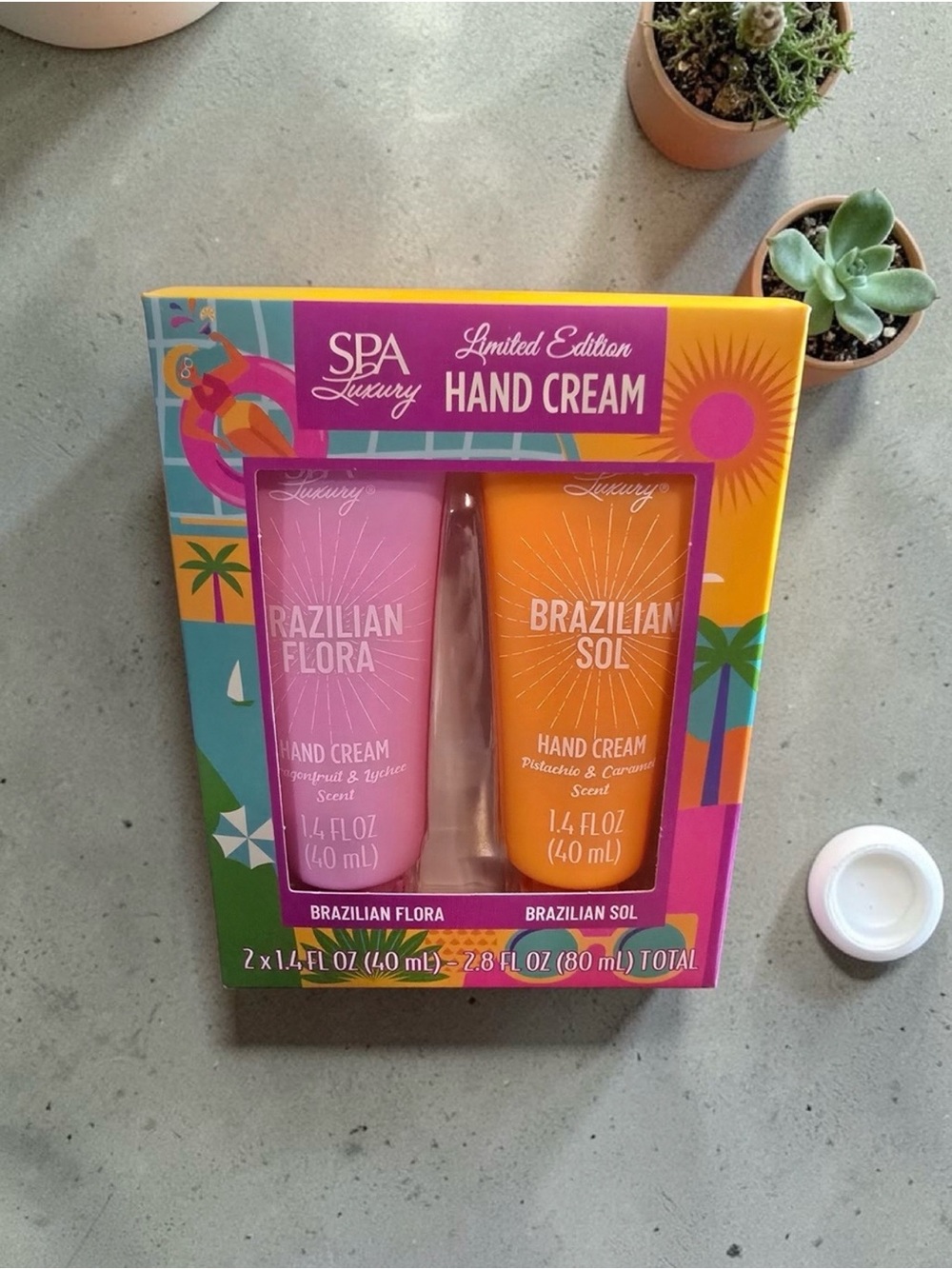 Spa Luxury Limited Edition Hand Cream Gift Set | Brazilian Flora &
Brazilian Sol